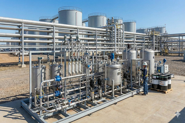 Blending system and pipeline manifold